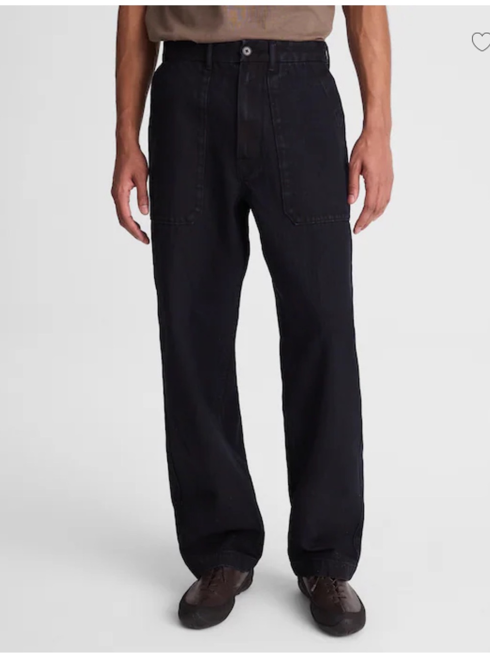 Madewell Men's Black Relaxed-straight Fit Jeans 31